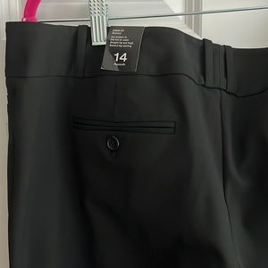 The limited black collection drew bootcut suit pants